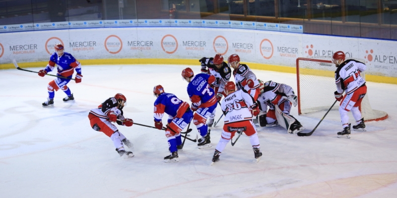 Photo hockey Ligue Magnus - Ligue Magnus : 36ème journée : Lyon vs Anglet - Avis de tempête