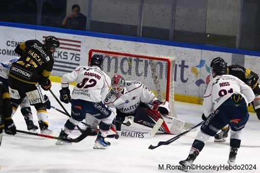Photo hockey Ligue Magnus - Ligue Magnus : 36ème journée : Rouen vs Angers - LM : Les ducs s’imposent en terre normande. Photo hockey Ligue Magnus - Ligue Magnus : 36ème journée : Rouen vs Angers - LM : Les ducs s’imposent en terre normande.