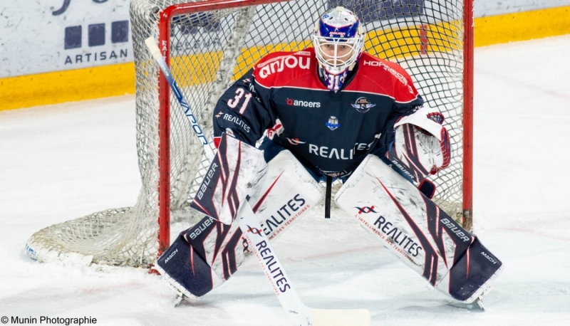 Photo hockey Ligue Magnus - Ligue Magnus : 37ème journée : Angers  vs Chamonix  - Angers s