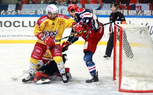 Photo hockey Ligue Magnus - Ligue Magnus : 37ème journée : Grenoble  vs Dijon  - LM : Grenoble Dijon, ça passe en troisième!