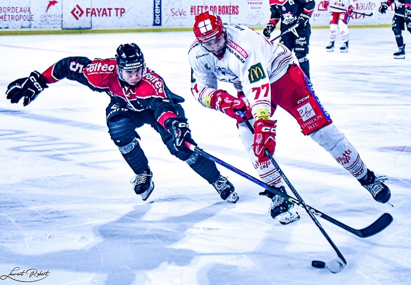 Photo hockey Ligue Magnus - Ligue Magnus : 38ème journée : Bordeaux vs Grenoble  - La tempête de l