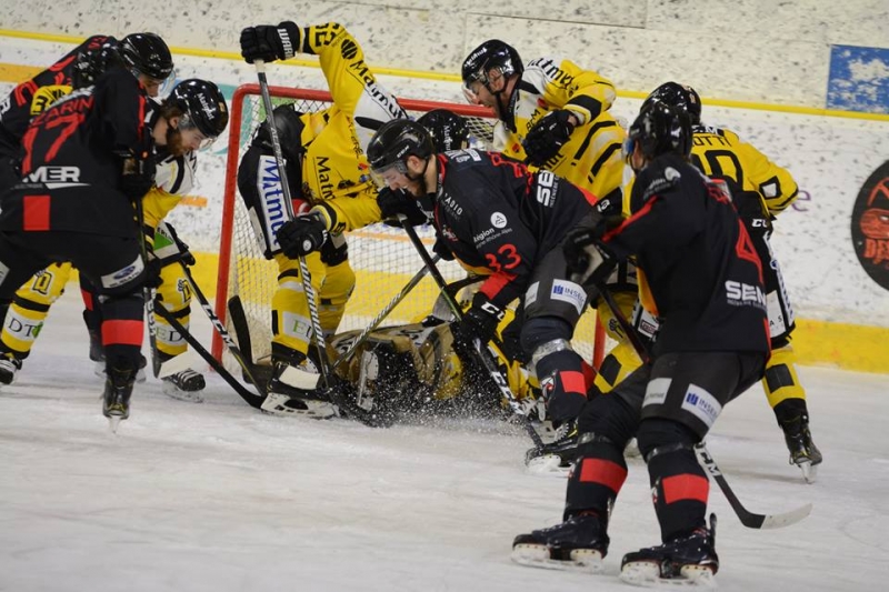 Photo hockey Ligue Magnus - Ligue Magnus : 38ème journée : Chamonix  vs Rouen - 20 minutes de trop pour les Pionniers…