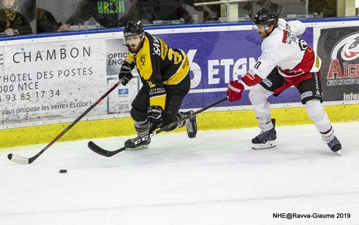 Photo hockey Ligue Magnus - Ligue Magnus : 38ème journée : Nice vs Briançon  - Nice s