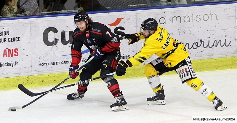 Photo hockey Ligue Magnus - Ligue Magnus : 38ème journée : Nice vs Rouen - Les Dragons au-dessus du lot.