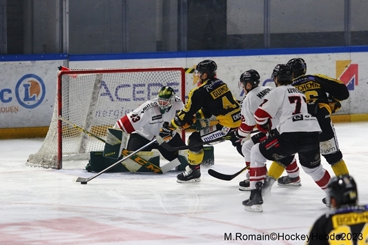 Photo hockey Ligue Magnus - Ligue Magnus : 38ème journée : Rouen vs Bordeaux - LM : Rouen-Bordeaux reportage photos