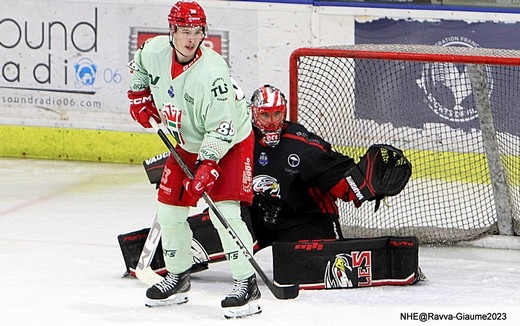 Photo hockey Ligue Magnus - Ligue Magnus : 39ème journée : Nice vs Cergy-Pontoise - La bonne opération niçoise