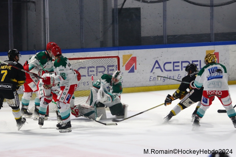 Photo hockey Ligue Magnus - Ligue Magnus : 39ème journée : Rouen vs Anglet - Retour gagnant pour Christophe Boivin et les Dragons