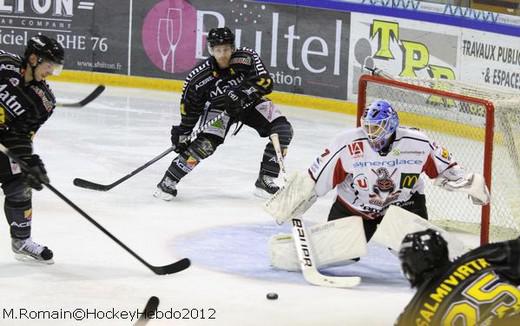 Photo hockey Ligue Magnus - Ligue Magnus : 3ème journée  : Rouen vs Mulhouse - Première victoire logique