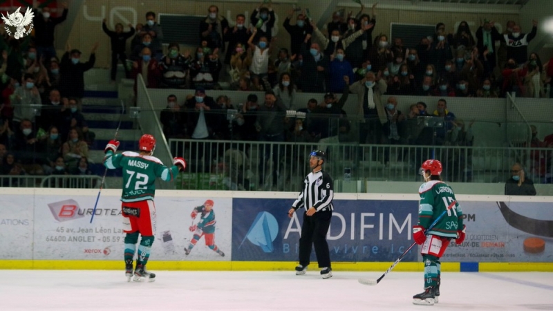 Photo hockey Ligue Magnus - Ligue Magnus : 3ème journée : Anglet vs Mulhouse - Quand les opposés géographiques se rencontrent