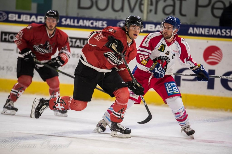 Photo hockey Ligue Magnus - Ligue Magnus : 3ème journée : Chamonix  vs Mulhouse - Les Pionniers tiennent leur première victoire !