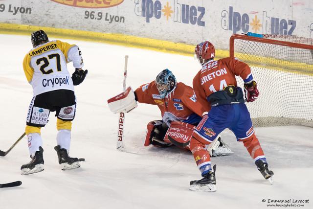 Photo hockey Ligue Magnus - Ligue Magnus : 3ème journée : Lyon vs Rouen - Rouen à sens unique