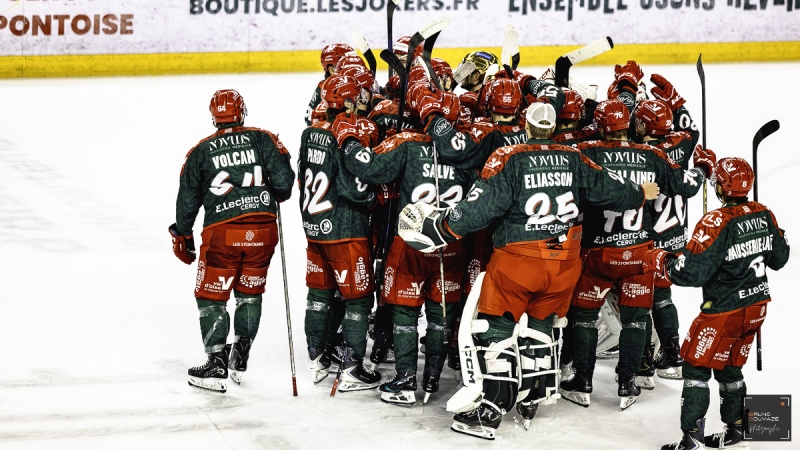Photo hockey Ligue Magnus - Ligue Magnus : 3Ã¨me journÃ©e  : Cergy-Pontoise vs Nice - Tour de montagnes russes pour les Jokers faces aux Aigles