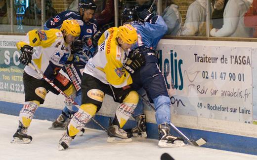Photo hockey Ligue Magnus - Ligue Magnus : 3ème journée : Angers  vs Strasbourg  - Des Ducs version leaders !