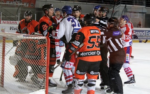 Photo hockey Ligue Magnus - Ligue Magnus : 40ème journée : Epinal  vs Mulhouse - La descente aux enfers