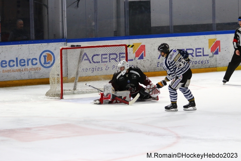 Photo hockey Ligue Magnus - Ligue Magnus : 40ème journée : Rouen vs Mulhouse - LM : Rouen engrange un nouveau succès.
