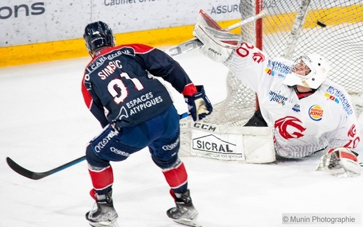 Photo hockey Ligue Magnus - Ligue Magnus : 41ème journée : Angers  vs Amiens  - Angers s