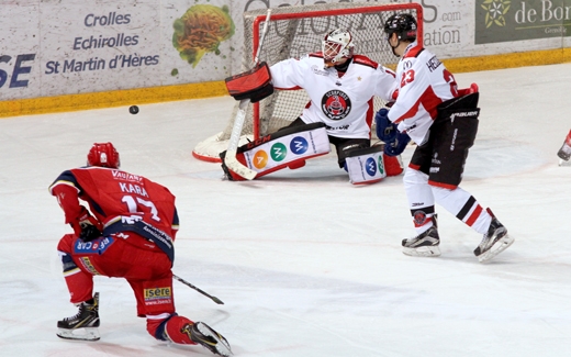 Photo hockey Ligue Magnus - Ligue Magnus : 41ème journée : Grenoble  vs Mulhouse - Grenoble Mulhouse...pas loin de la louse