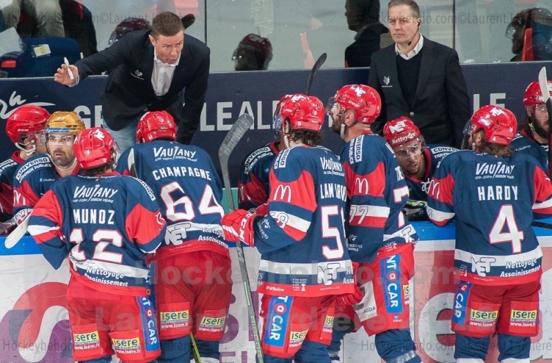 Photo hockey Ligue Magnus - Ligue Magnus : 41ème journée : Grenoble  vs Rouen - Grenoble s