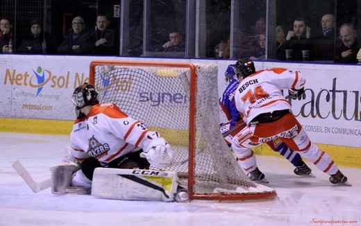 Photo hockey Ligue Magnus - Ligue Magnus : 41ème journée : Mulhouse vs Bordeaux - De précieux points pour Mulhouse 
