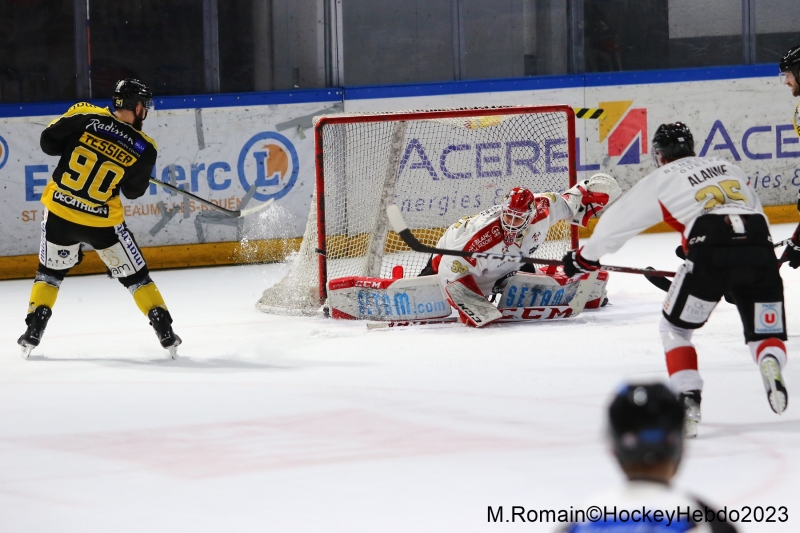 Photo hockey Ligue Magnus - Ligue Magnus : 41ème journée : Rouen vs Chamonix  - LM : Nouveau succès normand.