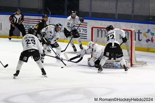 Photo hockey Ligue Magnus - Ligue Magnus : 41ème journée : Rouen vs Marseille - Rouen gagne mais se fait peur.