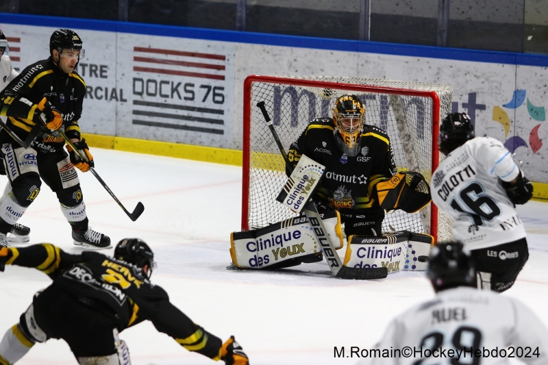 Photo hockey Ligue Magnus - Ligue Magnus : 41ème journée : Rouen vs Marseille - Rouen gagne mais se fait peur. Photo hockey Ligue Magnus - Ligue Magnus : 41ème journée : Rouen vs Marseille - Rouen gagne mais se fait peur.