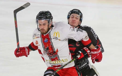 Photo hockey Ligue Magnus - Ligue Magnus : 42ème journée : Amiens  vs Briançon  - Amiens ne fait pas de cadeau