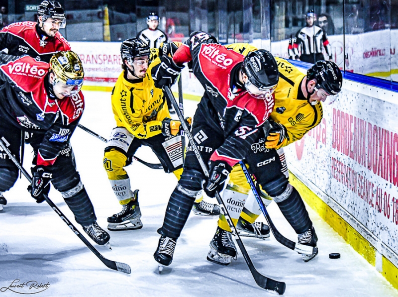 Photo hockey Ligue Magnus - Ligue Magnus : 42ème journée : Bordeaux vs Rouen - Une première occasion manquée de valider la quatrième place !