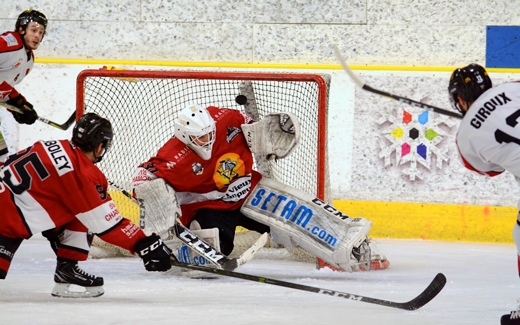 Photo hockey Ligue Magnus - Ligue Magnus : 42ème journée : Chamonix  vs Amiens  - Des Gothiques lumineux