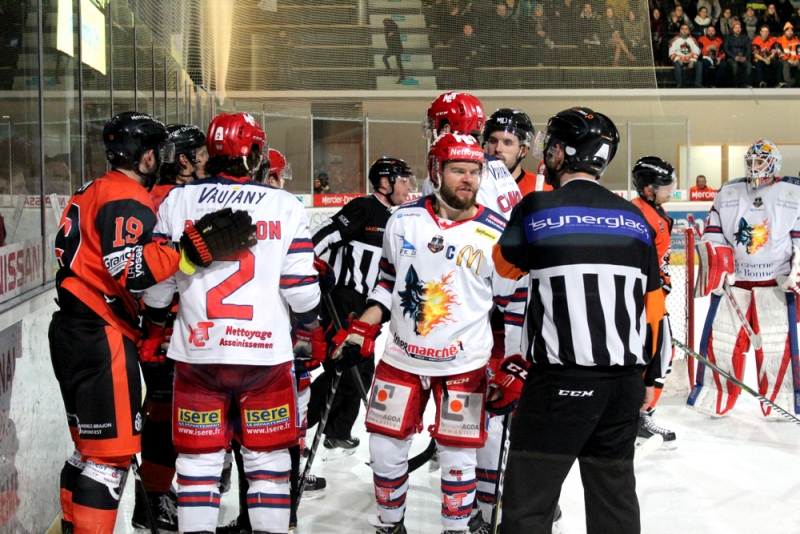 Photo hockey Ligue Magnus - Ligue Magnus : 42ème journée : Epinal  vs Grenoble  - Grenoble de retour dans la course