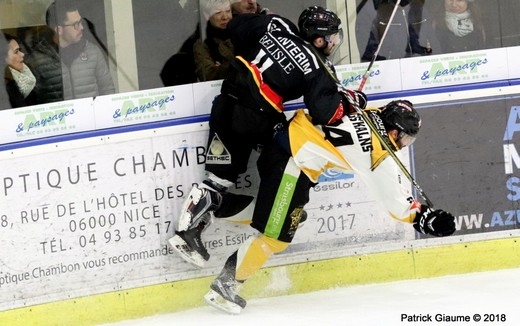Photo hockey Ligue Magnus - Ligue Magnus : 42ème journée : Nice vs Strasbourg  - Nice vs Strasbourg - Reportage photos