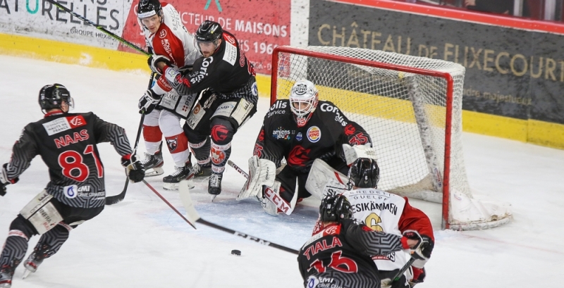Photo hockey Ligue Magnus - Ligue Magnus : 42ème journée : Amiens vs Chamonix - Chamonix douche les espoirs d Photo hockey Ligue Magnus - Ligue Magnus : 42ème journée : Amiens vs Chamonix - Chamonix douche les espoirs d