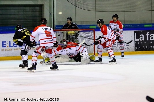 Photo hockey Ligue Magnus - Ligue Magnus : 43ème journée : Rouen vs Bordeaux - Les Dragons dérapent