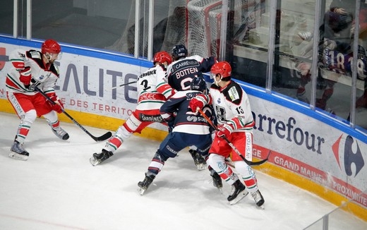 Photo hockey Ligue Magnus - Ligue Magnus : 43ème journée : Angers  vs Anglet - Angers s\