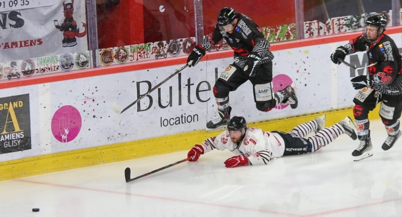 Photo hockey Ligue Magnus - Ligue Magnus : 44ème journée : Amiens  vs Briançon  - Amiens s