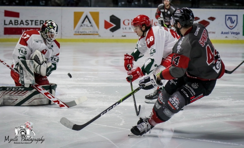 Photo hockey Ligue Magnus - Ligue Magnus : 44ème journée : Bordeaux vs Cergy-Pontoise - Démonstration de réalisme des Jokers !