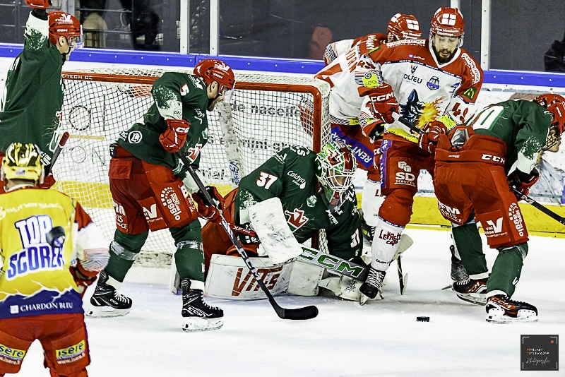 Photo hockey Ligue Magnus - Ligue Magnus : 44ème journée : Cergy-Pontoise vs Grenoble  - Le rêve des play-offs jusqu’à la dernière seconde