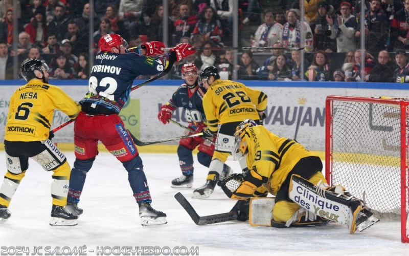 Photo hockey Ligue Magnus - Ligue Magnus : 44ème journée : Grenoble  vs Rouen - Grenoble trop indiscipliné contre Rouen