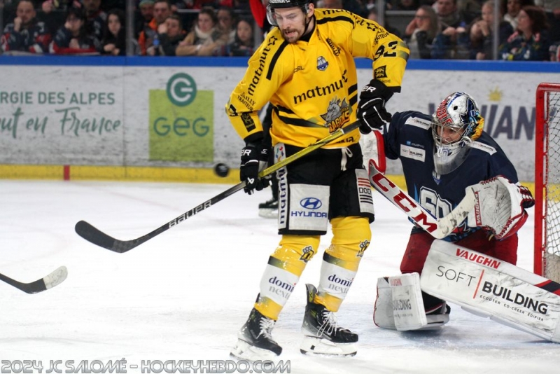 Photo hockey Ligue Magnus - Ligue Magnus : 44ème journée : Grenoble  vs Rouen - Grenoble trop indiscipliné contre Rouen