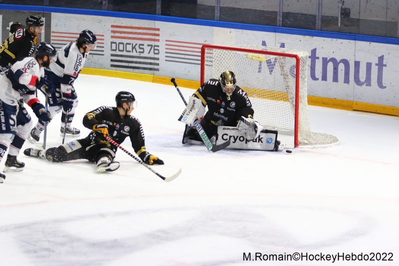 Photo hockey Ligue Magnus - Ligue Magnus : 44ème journée : Rouen vs Angers  - LM : Rouen voit s’éloigner la 2e place