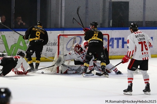 Photo hockey Ligue Magnus - Ligue Magnus : 44ème journée : Rouen vs Nice - Rouen gagne, Nice sourit.
