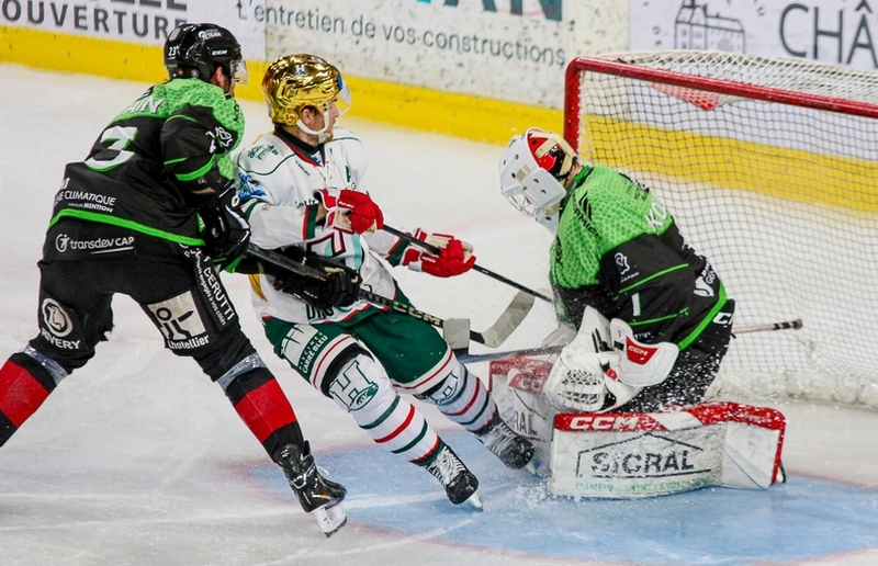 Photo hockey Ligue Magnus - Ligue Magnus : 44ème journée : Amiens  vs Anglet - Anglet s