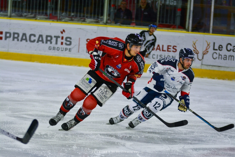 Photo hockey Ligue Magnus - Ligue Magnus : 4ème journée  : Chamonix  vs Angers  - Angers l’emporte à l’expérience