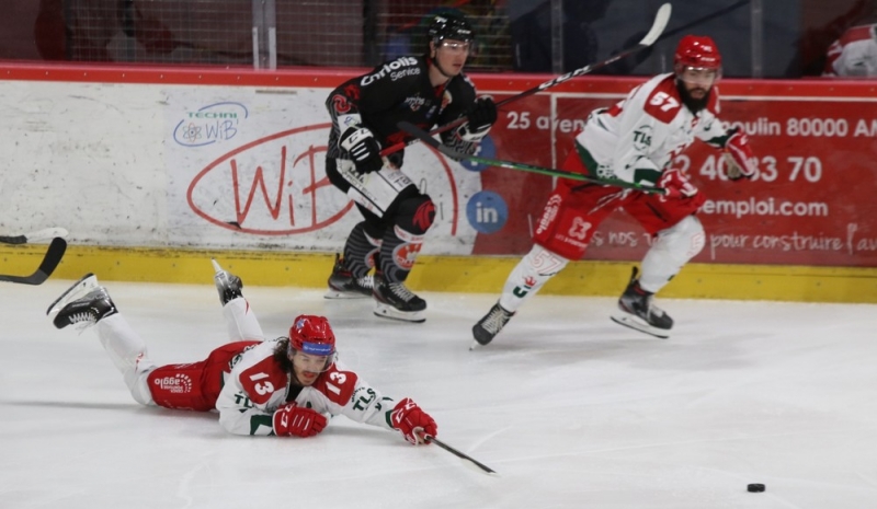 Photo hockey Ligue Magnus - Ligue Magnus : 4ème journée : Amiens  vs Cergy-Pontoise - Amiens a lancé sa saison