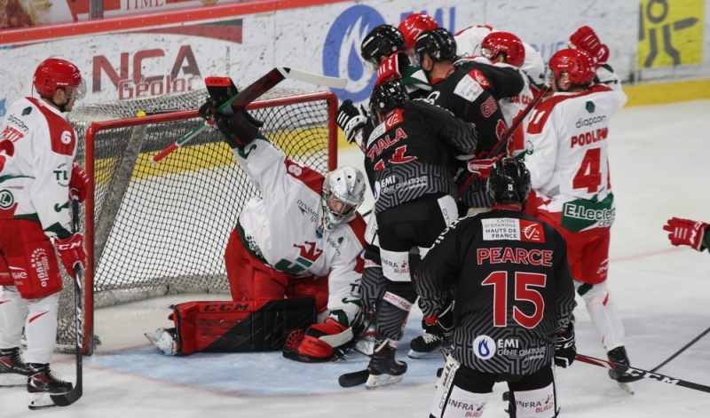 Photo hockey Ligue Magnus - Ligue Magnus : 4ème journée : Amiens  vs Cergy-Pontoise - Amiens a lancé sa saison