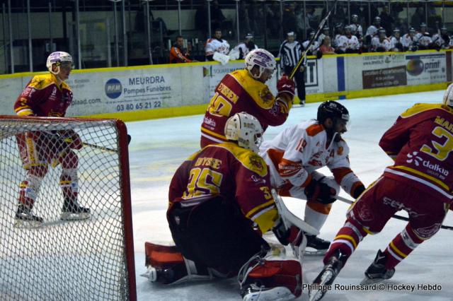 Photo hockey Ligue Magnus - Ligue Magnus : 4ème journée : Dijon  vs Epinal  - Les Gamyo se jouent de Dijon