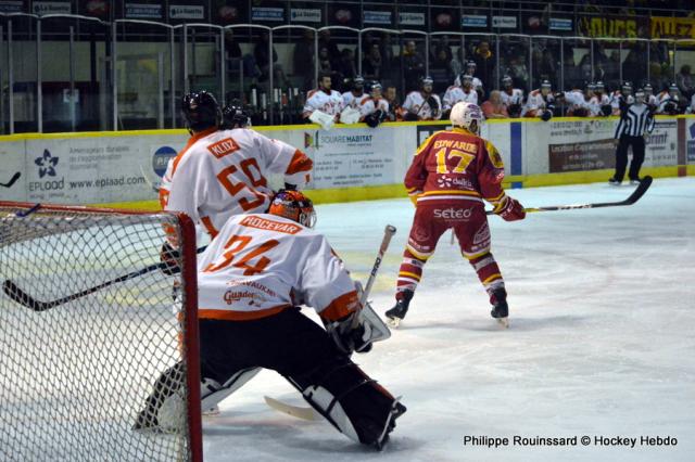 Photo hockey Ligue Magnus - Ligue Magnus : 4ème journée : Dijon  vs Epinal  - Les Gamyo se jouent de Dijon