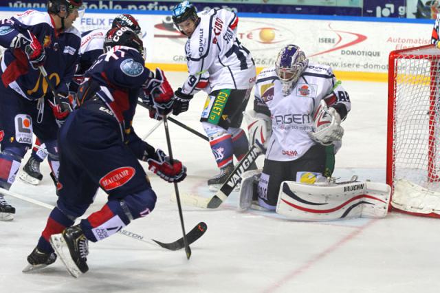 Photo hockey Ligue Magnus - Ligue Magnus : 4ème journée : Grenoble  vs Caen  - Victoire laborieuse des BDL