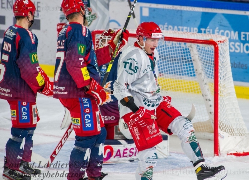 Photo hockey Ligue Magnus - Ligue Magnus : 4ème journée : Grenoble  vs Cergy-Pontoise - LM : Une courte tête d
