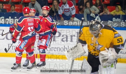 Photo hockey Ligue Magnus - Ligue Magnus : 4ème journée : Grenoble  vs Strasbourg  - Grenoble Strasbourg: à sens unique